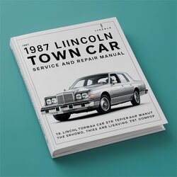 1987 Lincoln Town Car Service Repair Workshop Manual PDF