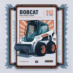 1999 Bobcat 853 Skid Steer Loader SN 510125001 Above (edition ) Service Repair Workshop Manual PDF