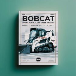 2009 Bobcat S185 Turbo High Flow Skid Steer Loader SN 519215001 Above (book Edition ) Service Repair Workshop Manual PDF