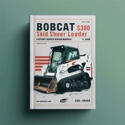2010 Bobcat S300 Skid Steer Loader SN A5gp20001 Above (book Edition ) Service Repair Workshop Manual PDF