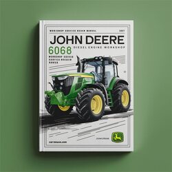 John Deere 6068 Diesel Engine Service Repair Workshop Manual PDF