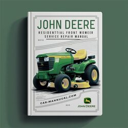 John Deere F510 Residential Front Mower Service Repair Workshop Manual PDF