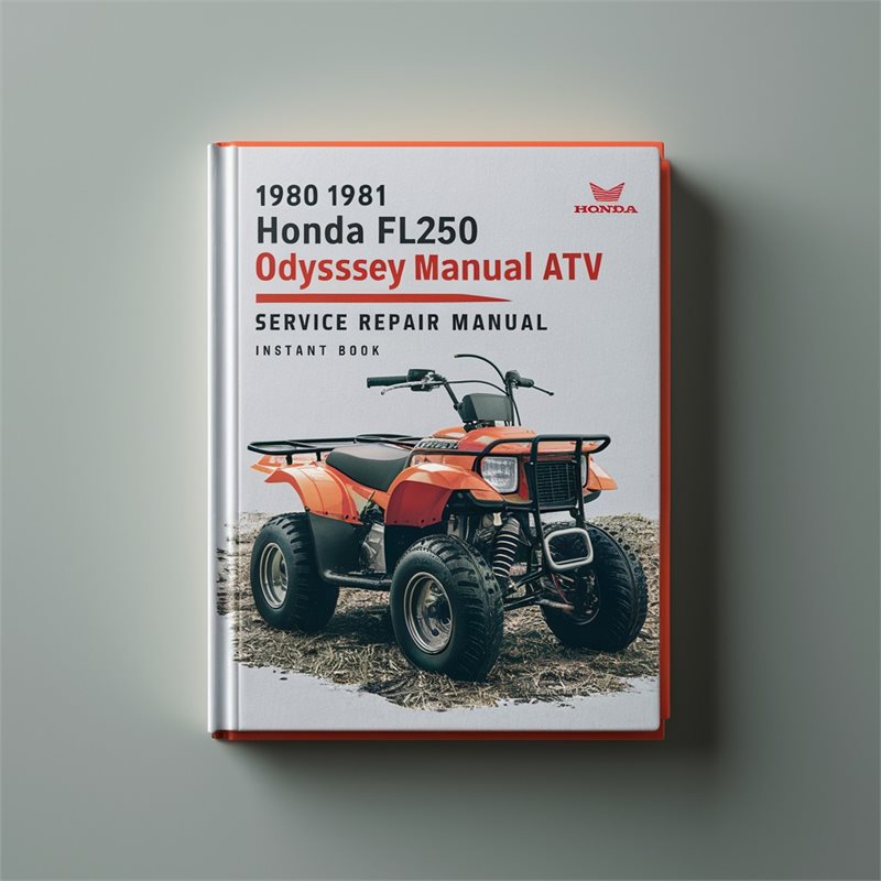 1980-1981 Honda Odyssey FL250 ATV Service Repair Workshop Manual PDF