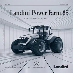 Landini Power Farm 85 Parts Catalog PDF
