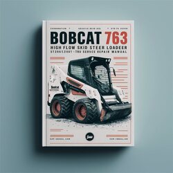 Bobcat 763 High Flow Skid Steer Loader SN 512612001 Thru 512619999 Service Repair Workshop Manual PDF