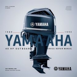 1989-1994 Yamaha 40 HP Outboard Service Repair Workshop Manual PDF