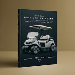 2006-2007 Club Car Precedent Golf Cart Electric Vehicle Service Repair Workshop Manual PDF