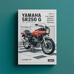 1980-1983 Yamaha SR Models SR250 SR250G Service Repair Workshop Manual PDF