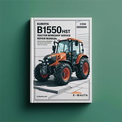 Kubota B1550 B1550HST Tractor Service Repair Workshop Manual PDF
