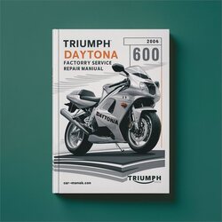 2002-2004 Triumph Daytona Service Repair Workshop Manual PDF
