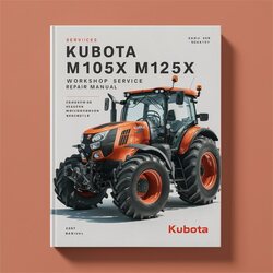 Kubota M95X M105X M125X Tractor Service Repair Workshop Manual PDF