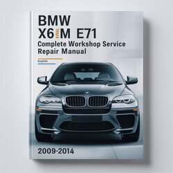 2009-2014 BMW 2 Series X6 X6M E71 Service Repair Workshop Manual PDF