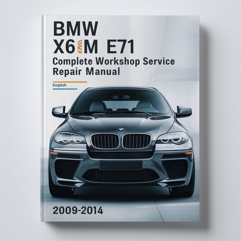 2009-2014 BMW 2 Series X6 X6M E71 Service Repair Workshop Manual PDF