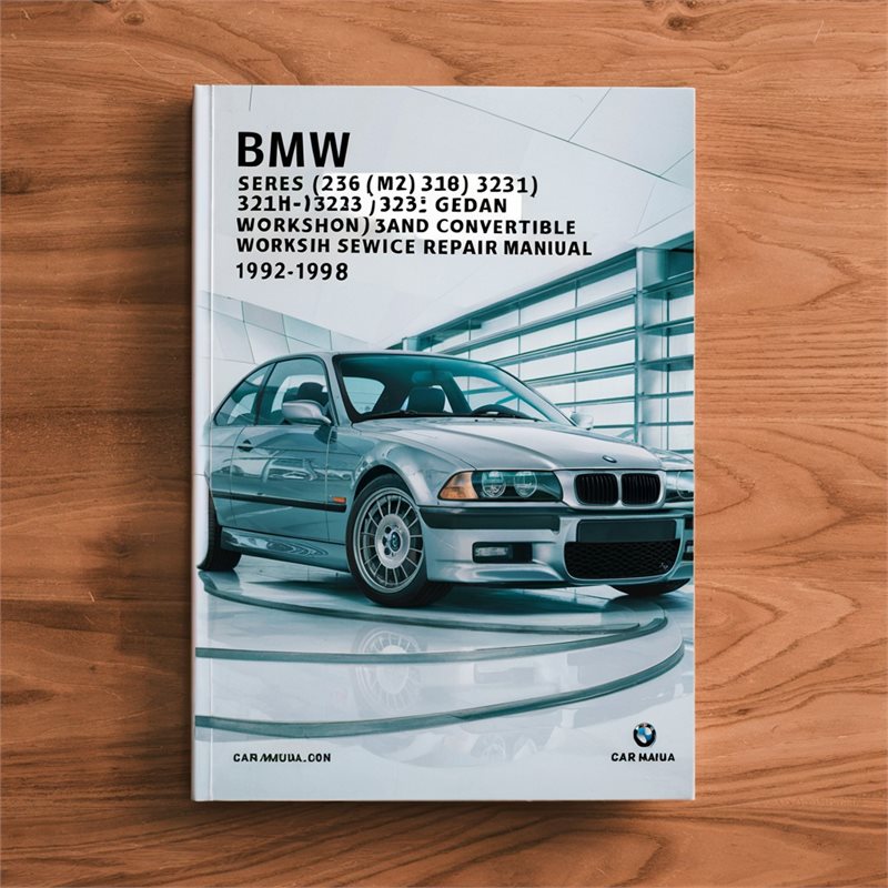 1992-1998 BMW 3 Series (E36) M3 318I 323I 325I 328I Sedan Coupe Convertible E36 Service Repair Workshop Manual PDF