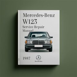 Mercedes W123 Benz Service Repair Workshop Manual PDF