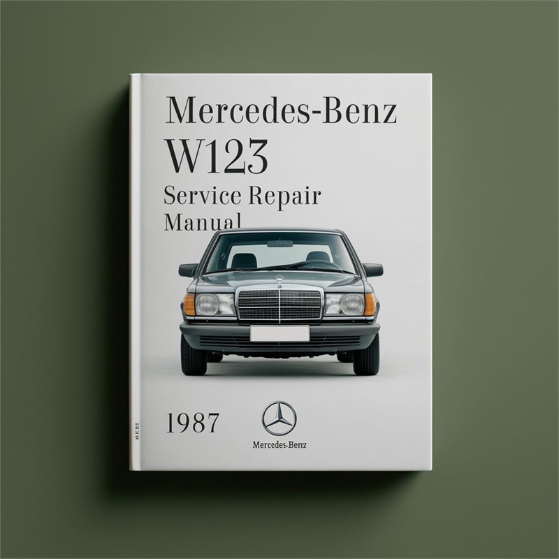 Mercedes W123 Benz Service Repair Workshop Manual PDF