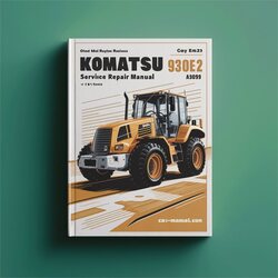 Komatsu 930E-2 A30293 A30295 A30298 A30299 Service Repair Workshop Manual PDF