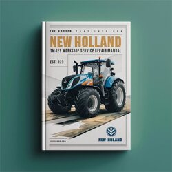 New Holland TM125 Tractor Service Repair Workshop Manual PDF