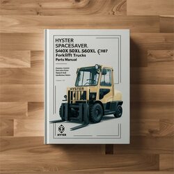 Hyster Spacesaver S40XL S50XL S60XL (C187) Forklift Trucks Parts Catalog PDF