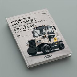Hyster Fortis S40FT S50FT S60FT S70FT S55FTS (F187) 4-WHEEL Cushion Tire Lift Trucks Service Repair Workshop Manual PDF