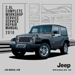 2010 Jeep Wrangler JK 2.8l 3.8l Service Repair Workshop Manual PDF