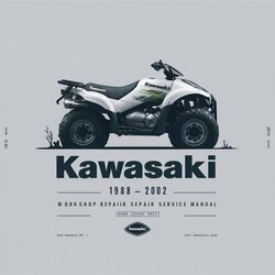 1988-2002 Kawasaki Bayou 220 Service Repair Workshop Manual PDF