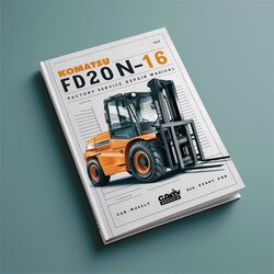 Komatsu FD20N-16 Forklift Service Repair Workshop Manual PDF
