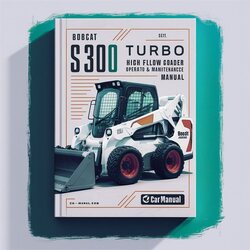 Bobcat S300 Turbo High Flow SKID-STEER Loader Operation Service Repair Workshop Manual PDF