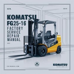 Komatsu FG25-16 Forklift Service Repair Workshop Manual PDF