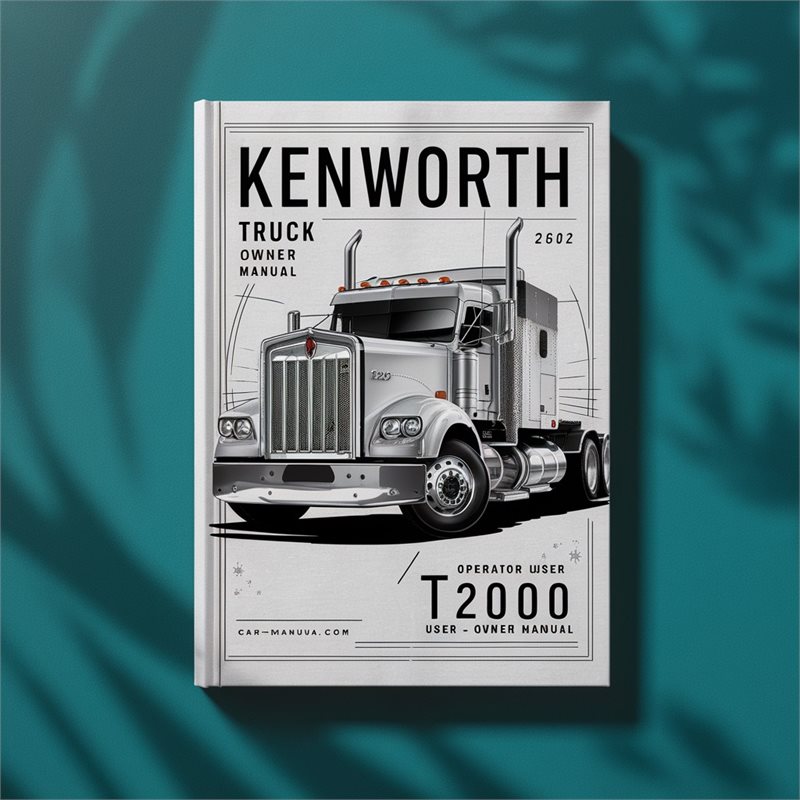 Kenworth Truck T2000 Operator User Owner Owner's Manual PDF