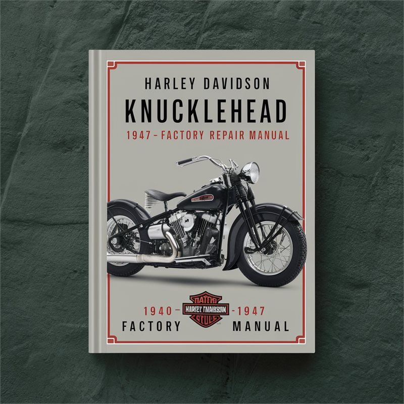 Harley Davidson Knucklehead 1940-1947 Service Repair Workshop Manual PDF