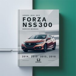 2014-2016 Honda Silver Wing Forza NSS300 Service Repair Workshop Manual PDF