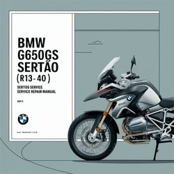2011-2014 BMW 2 Series G650GS Sertao (r13 40) Service Repair Workshop Manual PDF