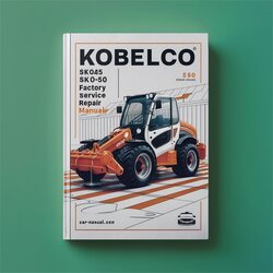 Kobelco SK045 SK045-2 SK050 Service Repair Workshop Manual PDF