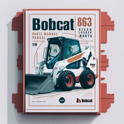 Bobcat 863 Skid Steer Loader Parts SN 514511001-39999 Catalog PDF