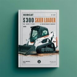 Bobcat S300 Skid Steer Loader SN A5gr11001-a5gr19999 Operation Service Repair Workshop Manual PDF