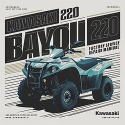 1988-2002 Kawasaki Bayou 220 Service Repair Workshop Manual PDF