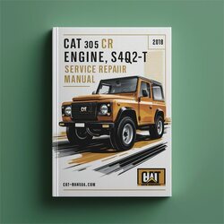 CAT 305C CR Engine S4Q2-T Service Repair Workshop Manual PDF