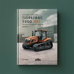 Antonio Carraro Tigretrac 3800 HST Service Repair Workshop Manual PDF