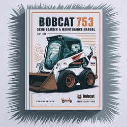 Bobcat 753 Skid Steer Loader SN 516211001-516212999 Operation Service Repair Workshop Manual PDF