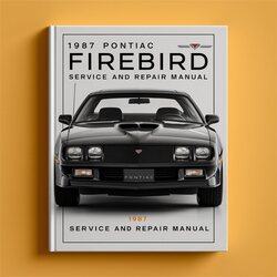 1987 Pontiac Firebird Service Repair Workshop Manual PDF