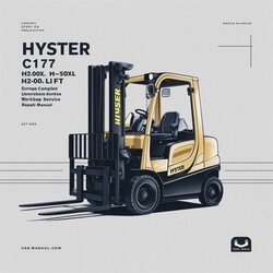Hyster C177 H2.00xl H2.50xl H3.00xl Europe Forklift Service Repair Workshop Manual PDF