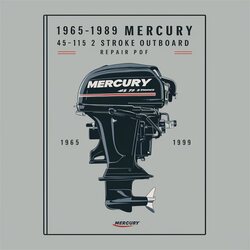 1965-1989 Mercury 45-115 Hp 2 Stroke Outboard Service Repair Workshop Manual PDF