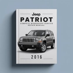 2016 Jeep Patriot Service Repair Workshop Manual PDF