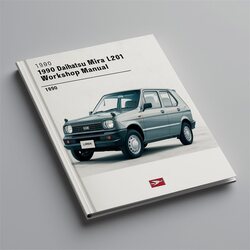 1990 Daihatsu Mira L201 Service Repair Workshop Manual PDF