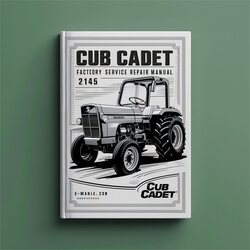 Cub Cadet Tractor 2145 Service Repair Workshop Manual PDF