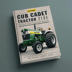 Cub Cadet Tractor 2185 Service Repair Workshop Manual PDF