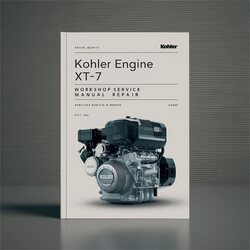Kohler Courage Series Engine XT-7 Service Repair Workshop Manual PDF
