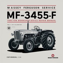 Massey Ferguson Mf-3455-f Tractor Service Repair Workshop Manual PDF