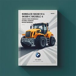 Kobelco SK210 VI 6 SK210LC Crawler Hydraulic Excavator Service Repair Workshop Manual PDF